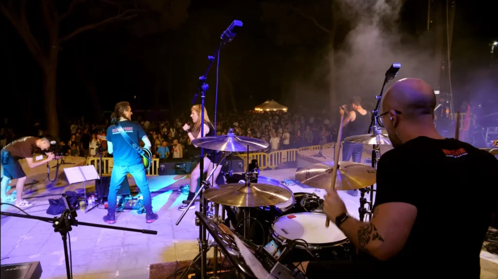 Non Stop Band en concierto Festa Major Calella